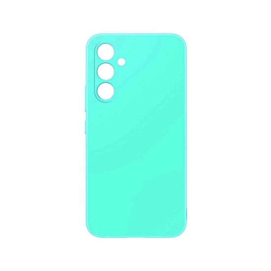 Silicone Case with Camera Shield for Samsung Galaxy A34 5g Sea Green